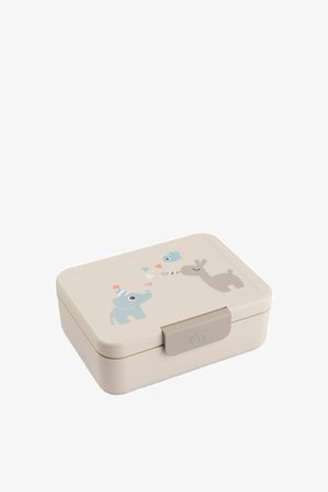 Done By Deer, LUNCH BOX W/DIVIDER CELEBRATION SAND - Brotdose - sand