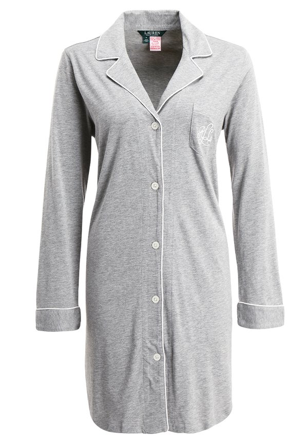 HAMMOND CLASSIC NOTCH COLLAR SLEEPSHIRT - Nightie2