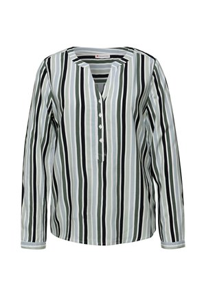 GESTREIFTE - Blusa - grün