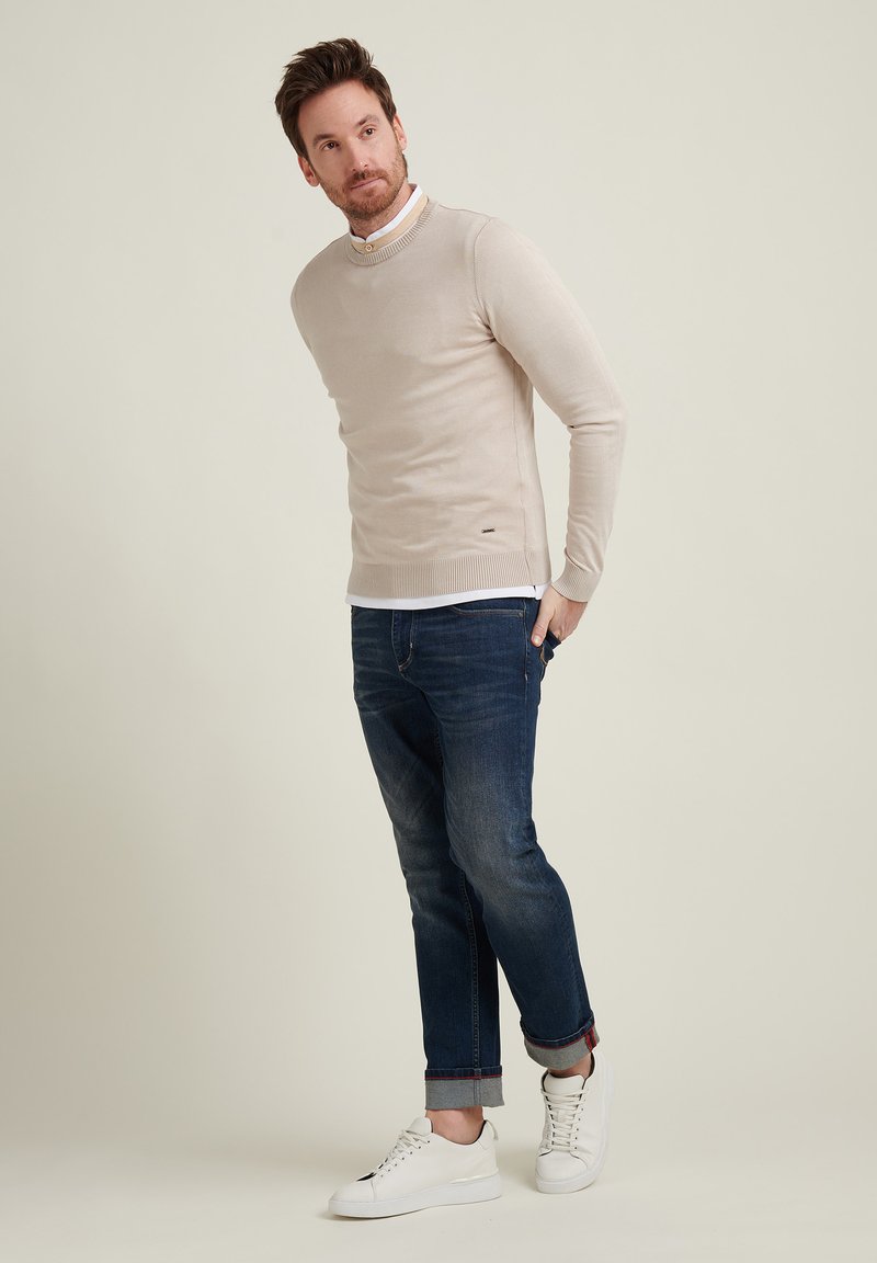 Herren Strickjacken | Daniel Hechter Strickpullover sand - UR73256 Herren Strickjacken | Daniel Hechter Strickpullover sand - UR73256