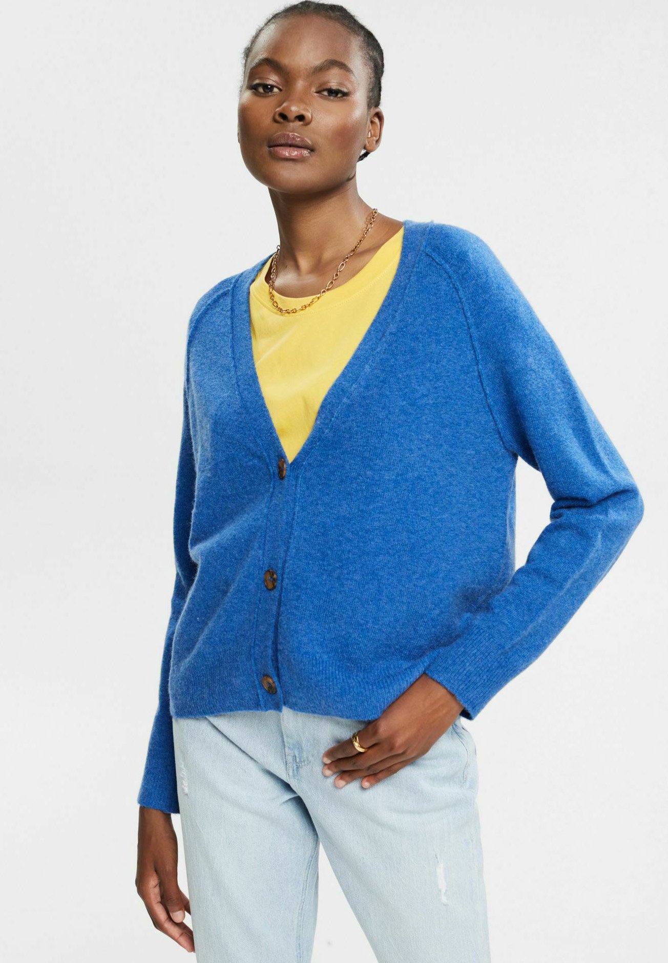 Esprit Cardigan - bright blue/blue 