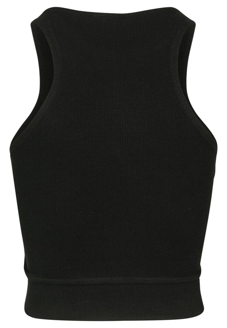 Damen T-Shirts | Urban Classics LADIES SQUARED SHORT TOP Top black/schwarz - RK20862 Damen T-Shirts | Urban Classics LADIES SQUARED SHORT TOP Top black/schwarz - RK20862