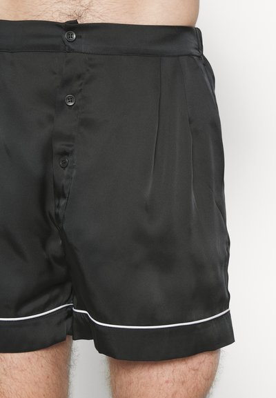 Moschino Underwear SHORT BUTTON UP PAJAMAS - Pizsamák - black