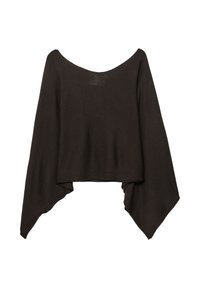 Poncho - dark brown