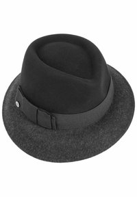 Lierys ASYM TWOTONE - Hut - schwarz anthrazit