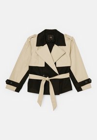 GISTA - Giacca leggera - noir/camel