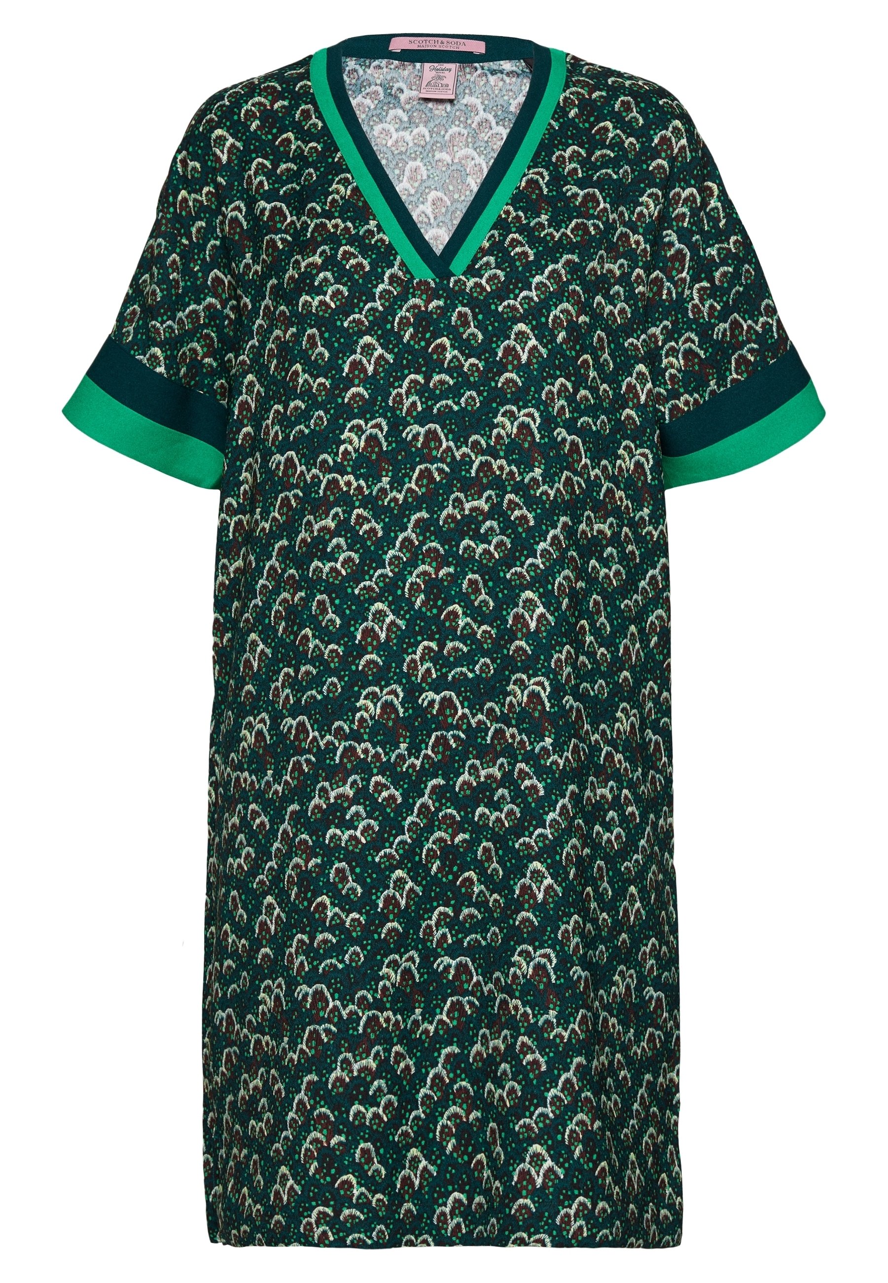 Scotch Soda Day dress dark green (Pre-owned) Zalando