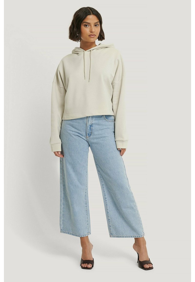 Damen Sweatshirts | NA-KD ORGANISCH Kapuzenpullover dusty light beige/weiß - TP35015 Damen Sweatshirts | NA-KD ORGANISCH Kapuzenpullover dusty light beige/weiß - TP35015