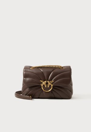 LOVE PUFF CLASSIC - Soma ar siksnu pāri ķermenim - marrone castano/gold-coloured