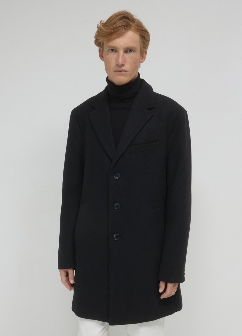 Calliope TINTA UNITA - Manteau court - nero