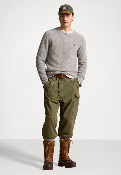 Polo Ralph Lauren SPECKLED WOOL BLEND CREWNECK SWEATER - Maglione - grey donegal