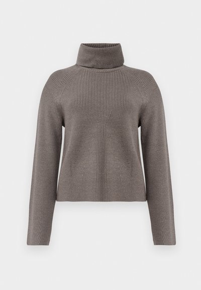 OBJVIOLA ROLLNECK - Pullover - morel detail:melange
