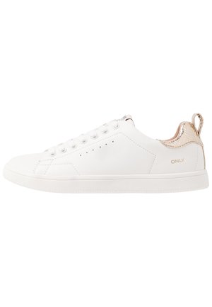 ONLY SHOES ONLSHILO ANIMAL - Sneaker low - white/gold