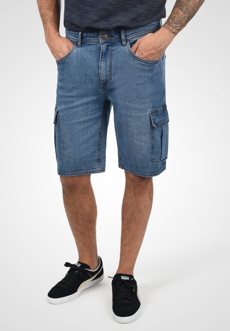 Blend BHJACKO REGULAR FIT - Farkkushortsit - denim lightblue