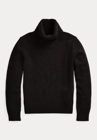 WOOL ROLLNECK JUMPER - Pulover - black