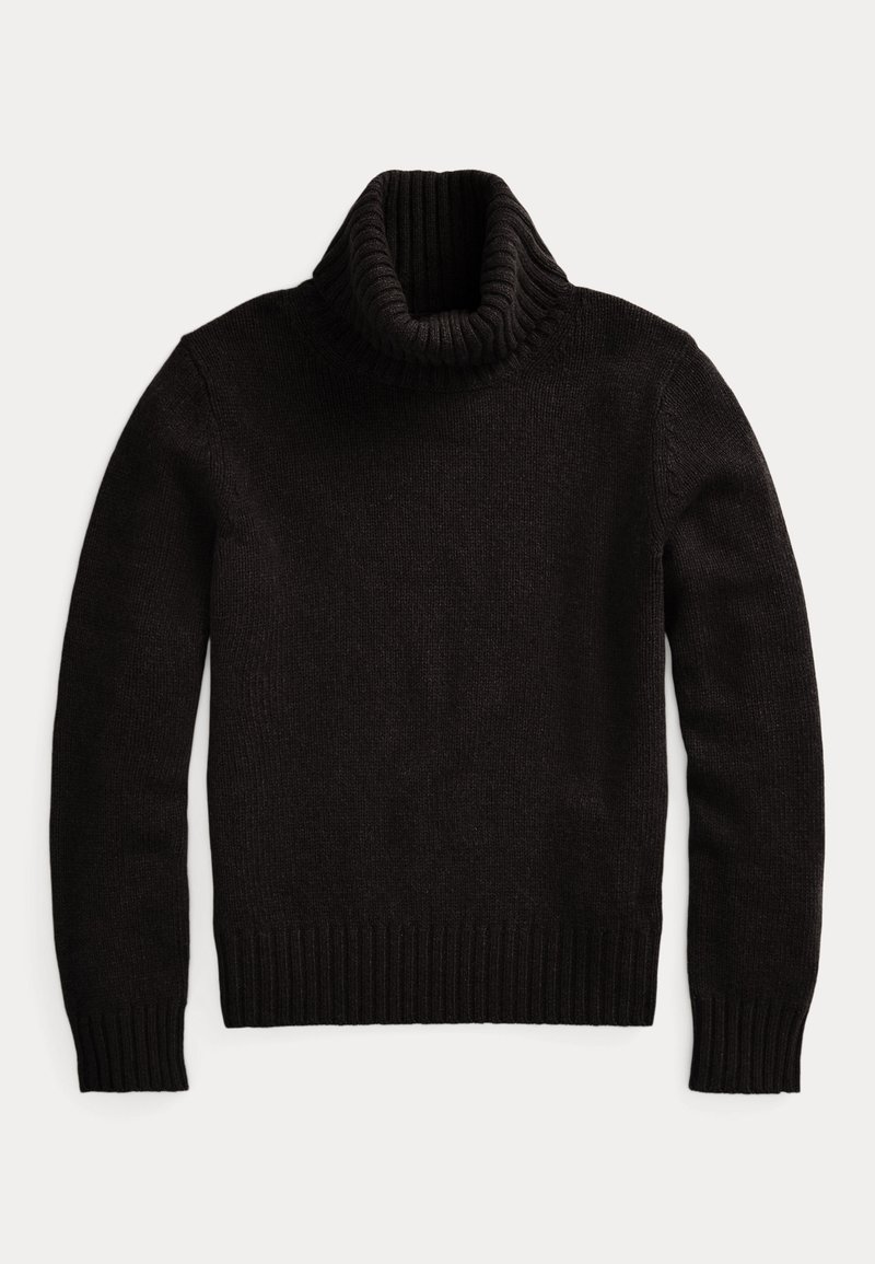 Polo Ralph Lauren WOOL TURTLENECK SWEATER - Strickpullover - black 