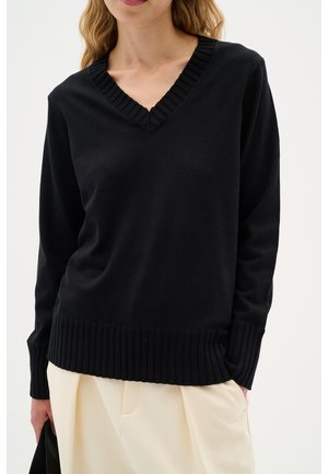 ZAULO VNECK - Jumper - black
