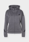 ADIDAS Z.N.E. FULL ZIP HOODIE - Φούτερ με φερμουάρ - grey five