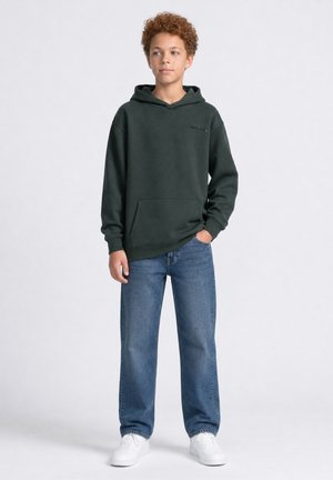 Petrol Industries, LOOSE SWEAT HOODIE STEELRUN - Hoodie - deep green