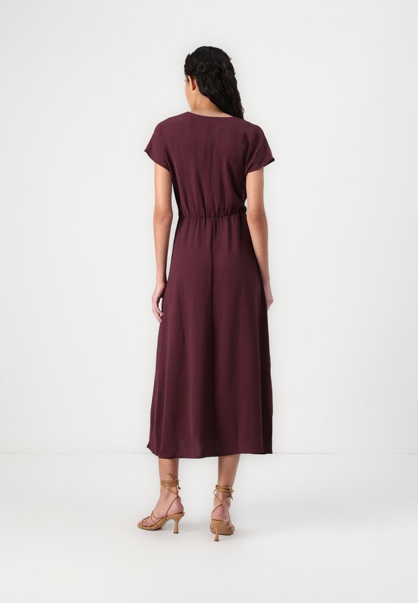 VMALVA V NECK MIDI DRESS - Day dress - winetasting4