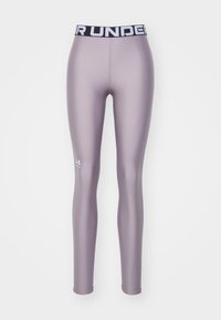 HEATGEAR - Leggingek - tetra gray/white