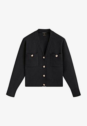 BUTTONS AND POCKETS - Cardigan - dark blue