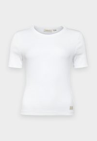 LABEL FITTED TEE - T-shirt básica - bright white