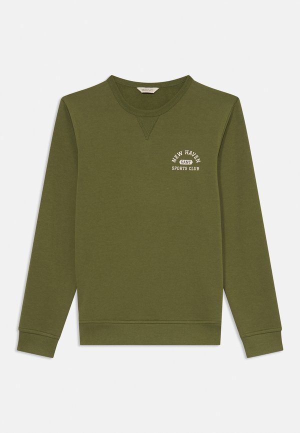 GRAPHIC C NECK UNISEX - Sweatshirt - washed olive