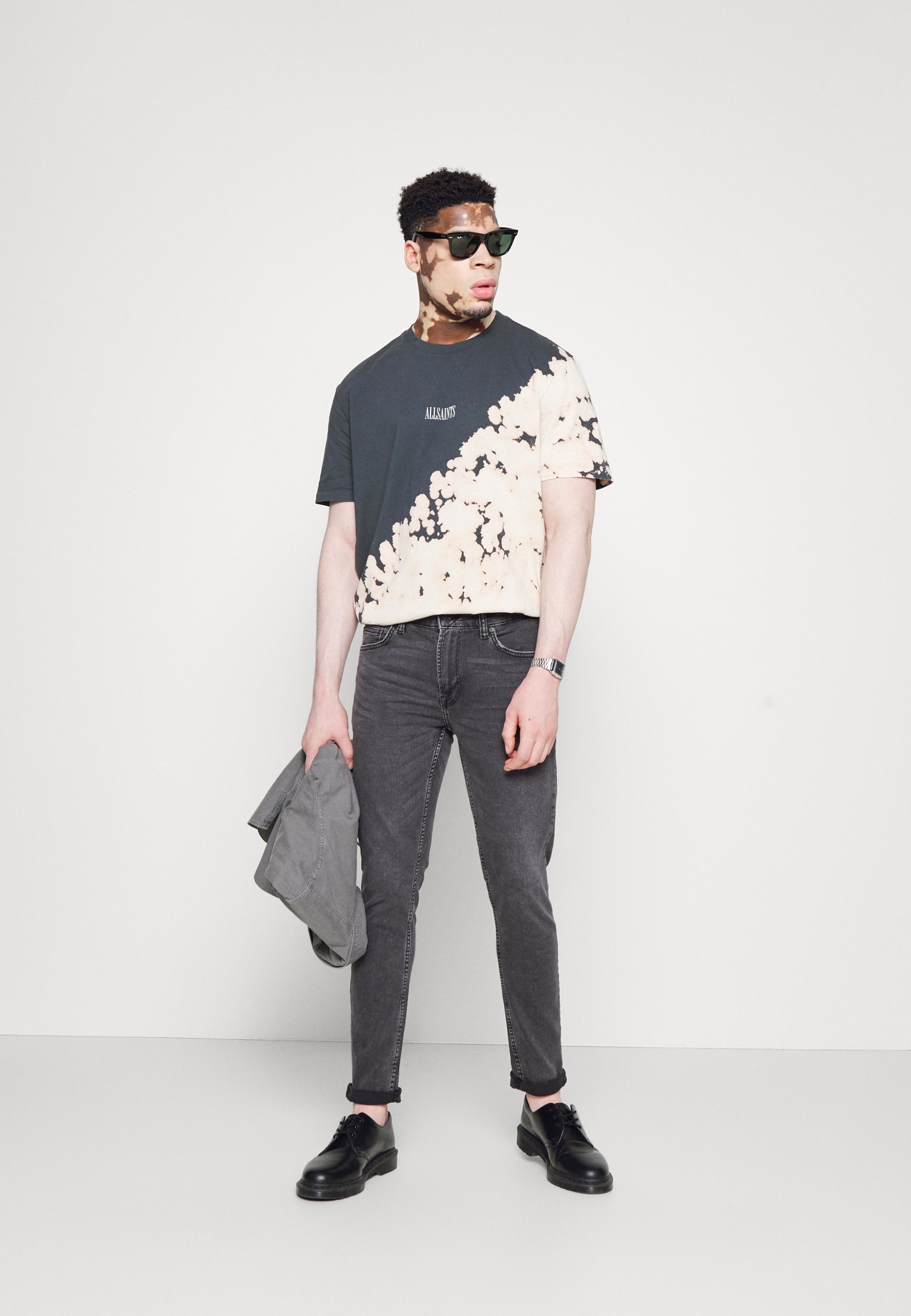 AllSaints JAXX CREW - Print T-shirt 