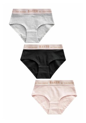 Baker by Ted Baker 3 PACK - Slip - black grey pink