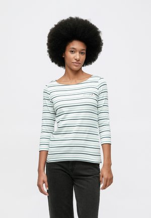 BOAT NECK STRIPE - Longsleeve - blue haze/multi-colored