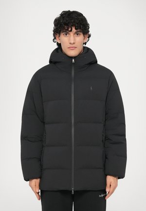 Casaco de penas - black