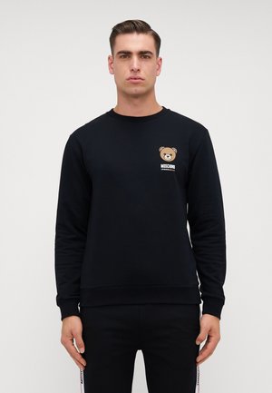 CARRY OVER NEW BEAR CREWNECK - Pizsama felső - black