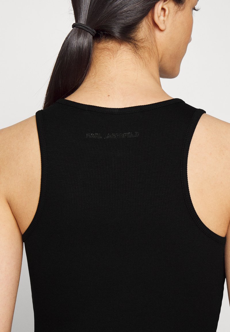 Damen Freizeitkleider | KARL LAGERFELD TANK DRESS Jerseykleid black/schwarz - TF18484 Damen Freizeitkleider | KARL LAGERFELD TANK DRESS Jerseykleid black/schwarz - TF18484