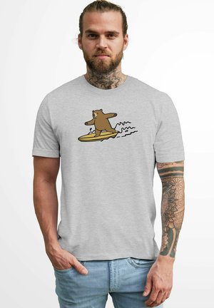 T-Shirt print - grau