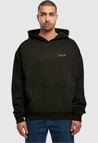 Merchcode JUST LOVE ULTRA HEAVY - Felpa con cappuccio - black