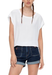 QS DOTÉ D’UNE FENTE DANS LE DOS - Bluse - weiß