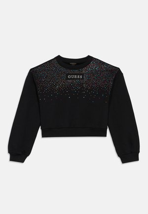 JUNIOR CROP ACTIVE - Sweatshirt - jet black