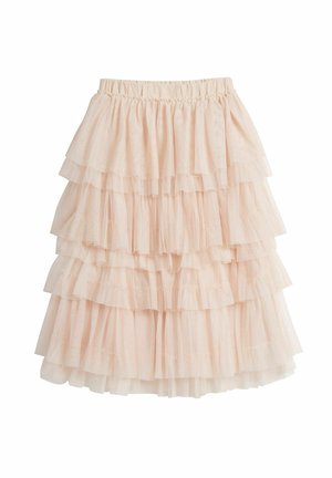 MED VOLANG - A-lijn rok - light pink