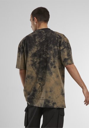 Karl Kani SIGNATURE WASHED TEE - T-shirts print - anthracite