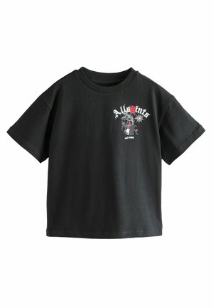 REGULAR FIT- GRAPHIC CREW - T-Shirt print - black magick