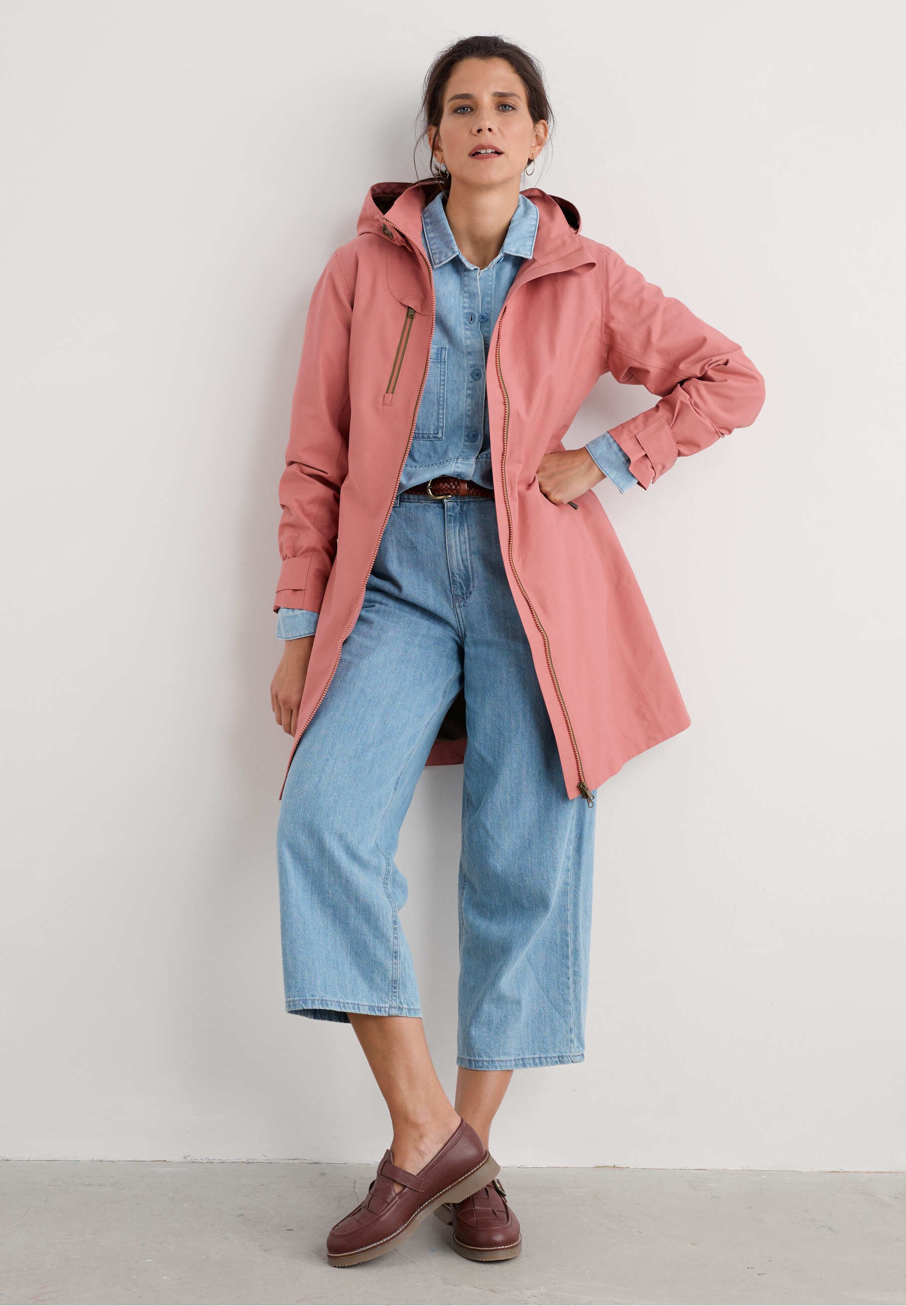 Seasalt Cornwall COVERACK - Parka - pink rose dew/pink - Zalando