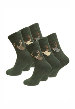 JÄGER UND OUTDOOR  6 PAAR - Chaussettes - grün
