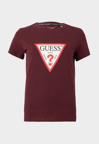 ORIGINAL - T-shirts med print - red noir