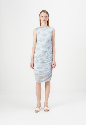 PCMERRY RUCHING - Etuikleid - blue