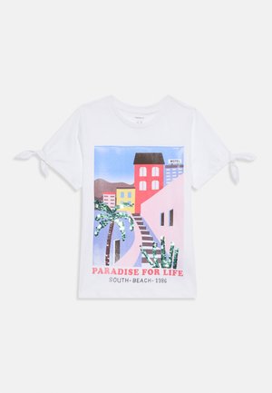 NKFJIMBO - T-shirt imprimé - bright white