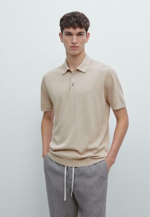 SHORT SLEEVE - Polo - beige