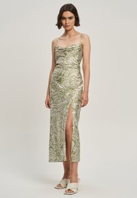 ST MRLO YORK - Maxi šaty - olive abs swirl