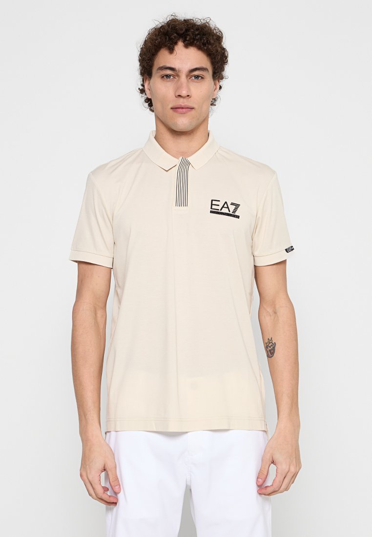 EA7 Emporio Armani Poloshirt blauw denim/bluedenim EA7 Emporio Armani Poloshirt blauw denim/bluedenim