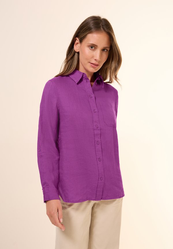 Hemdbluse - lila